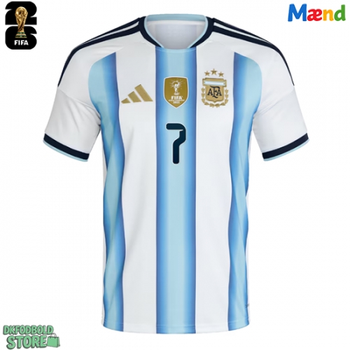 Argentina Rodrigo De Paul #7 Replika Hjemmebanetrøje VM 2026 Kortærmet